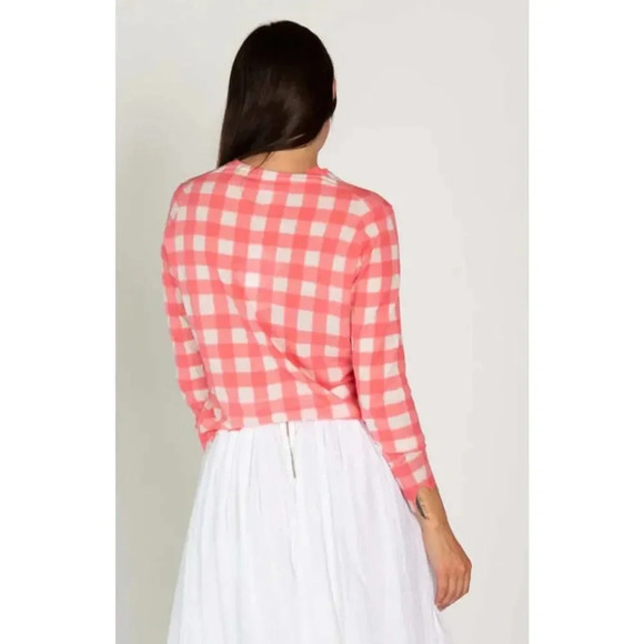 Antipast Check Cotton Cardigan - Picture 4 of 10